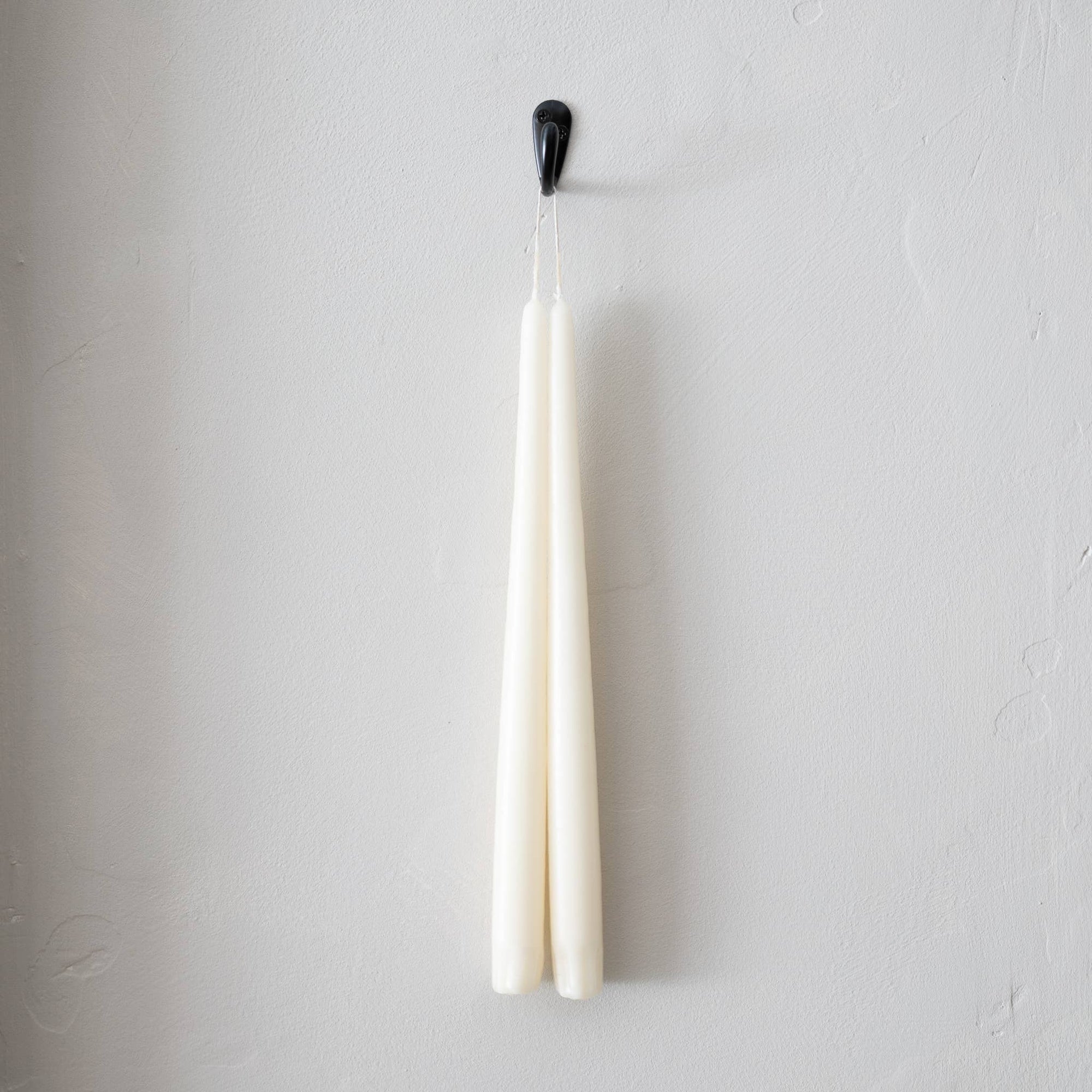 Ivory Taper Candles - Box Turtle