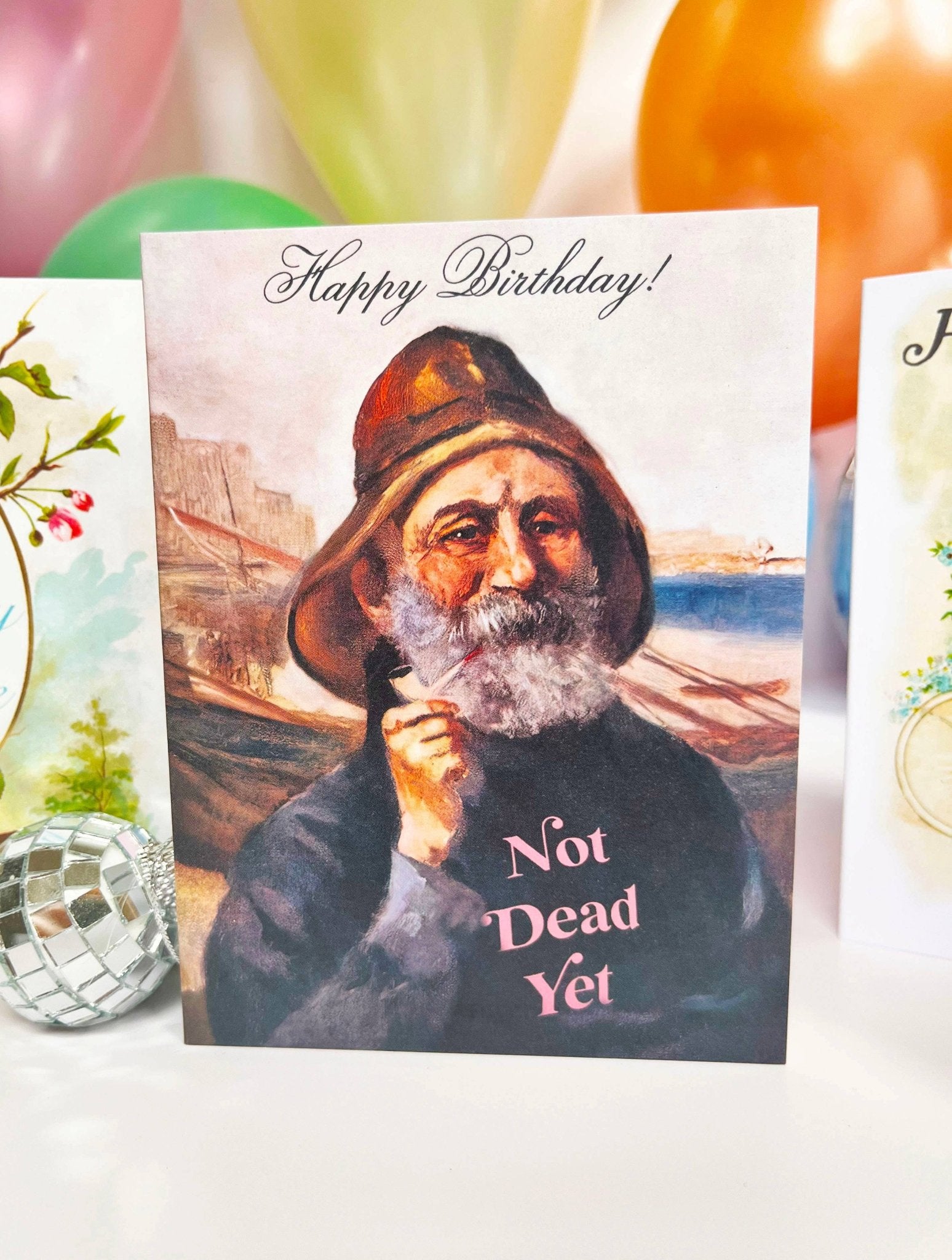 Not Dead Yet Sailor Birthday Card - Box Turtle