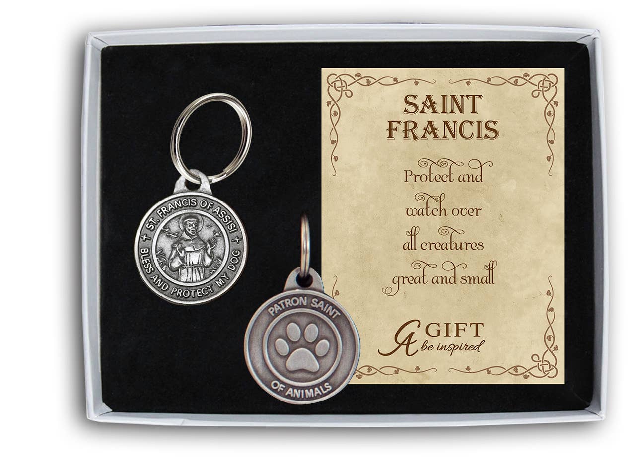 St Francis Pet Tag - Box Turtle