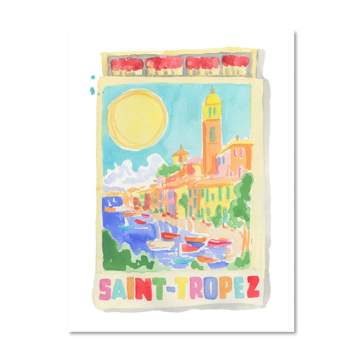 St. Tropez Matchbook - Box Turtle