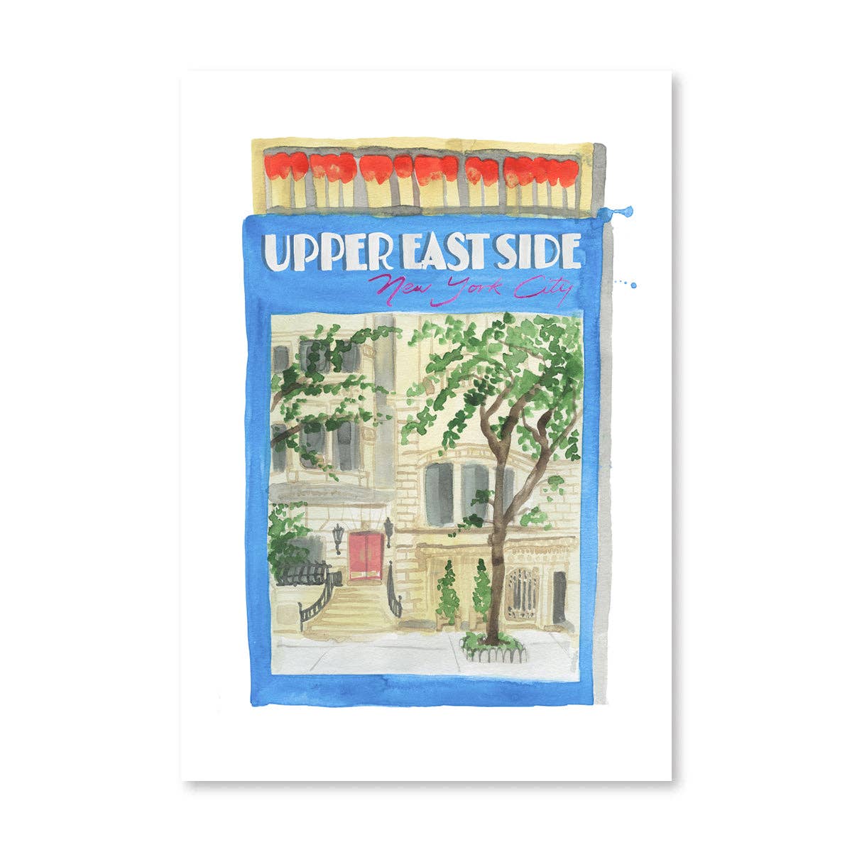 Upper East Side Matchbook Print - Box Turtle